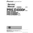 PIONEER PRS-D400 Service Manual cover photo