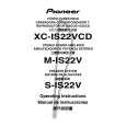 PIONEER IS-22VCD/DBDXJ Owner's Manual cover photo