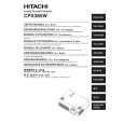 HITACHI CPX385W Owner's Manual cover photo