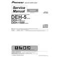 PIONEER DEH-5/XM/UC Service Manual cover photo