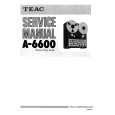 TEAC A6600 Service Manual cover photo