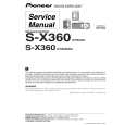 PIONEER S-X360 Service Manual cover photo