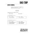SONY DXC-750P Service Manual cover photo