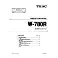 TEAC W-780R Service Manual cover photo