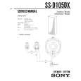 SONY SSD105DX Service Manual cover photo