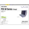 SONY PCVW Service Manual cover photo