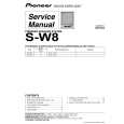 PIONEER S-W8/LBXTW/E Service Manual cover photo