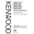 KENWOOD DPC541 Owner's Manual cover photo