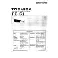 TOSHIBA PCG1 Service Manual cover photo