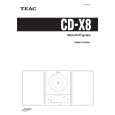 TEAC CD-X8 Owner's Manual cover photo