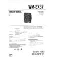 SONY WMEX37 Service Manual cover photo