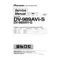 PIONEER DV-989AVI-S Service Manual cover photo