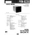 SONY PVM8220 Service Manual cover photo
