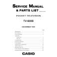 CASIO TV600B Service Manual cover photo