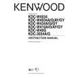 KENWOOD KDC-W4034 Owner's Manual cover photo