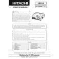 HITACHI CPX445W Service Manual cover photo