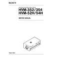 SONY HVM-352 Service Manual cover photo
