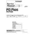 PIONEER PDF505 Service Manual cover photo