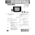 SONY KVC2521A Service Manual cover photo