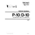 TEAC P10 Service Manual cover photo
