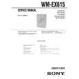 SONY WMEX615 Service Manual cover photo