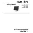 SONY SDM-HS73 Service Manual cover photo