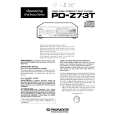 PIONEER PD-Z73T/HB Owner's Manual cover photo