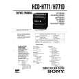 SONY MHCD6 Service Manual cover photo