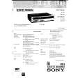 SONY SCC404AA Service Manual cover photo