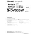 PIONEER S-DV535W/XTW/EW Service Manual cover photo