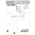 SONY OPK203B/G/S Service Manual cover photo