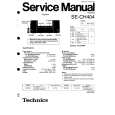 TECHNICS SECH404 Service Manual cover photo