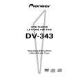 PIONEER DV-343 Owner's Manual cover photo