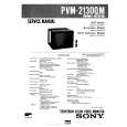 SONY PVM2130Q Service Manual cover photo