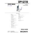 SONY SPPS2720 Service Manual cover photo