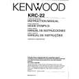 KENWOOD KRC22 Owner's Manual cover photo