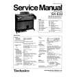 TECHNICS SX-E33 Service Manual cover photo