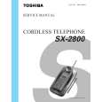 TOSHIBA SX2800 Service Manual cover photo