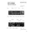 KENWOOD KRA3060 Service Manual cover photo