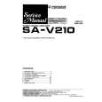 PIONEER SAV210 Service Manual cover photo