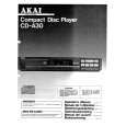 AKAI CD-A30 Owner's Manual cover photo