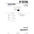 SONY VFR37NK Service Manual cover photo