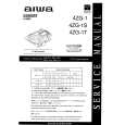 AIWA 4ZG1 Service Manual cover photo