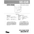 SONY SRSU34K Service Manual cover photo