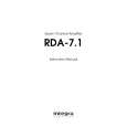 ONKYO RDA-7.1 Owner's Manual cover photo