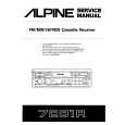 ALPINE 7281R Service Manual cover photo