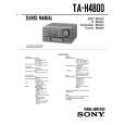 SONY TAH4800 Service Manual cover photo