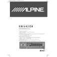 ALPINE ERA-G320 Owner's Manual cover photo