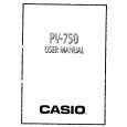 CASIO PV750 Owner's Manual cover photo