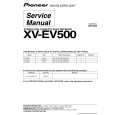 PIONEER XV-EV500/DDXJ/RB Service Manual cover photo